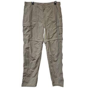 REI Women's Tan Nylon Convertible Cargo Pants